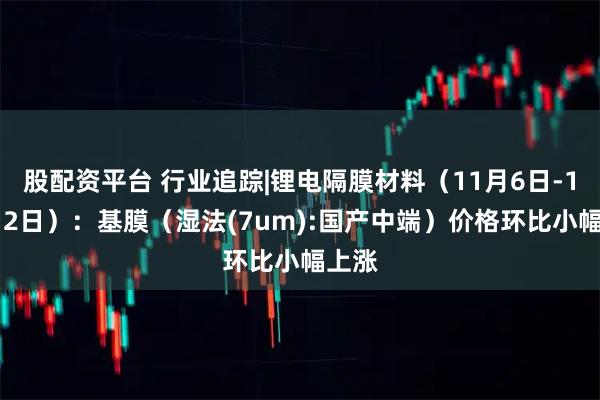 股配资平台 行业追踪|锂电隔膜材料（11月6日-11月12日）：基膜（湿法(7um):国产中端）价格环比小幅上涨